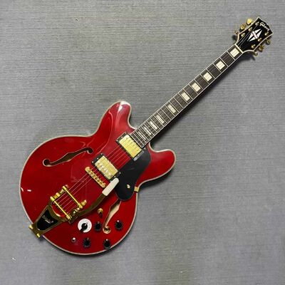 Custom Gibson ES-335 Style Semi-Hollow Jazz Electric Guitar with Bigsby supplier