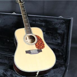 41'' D45D 12 Strings Electric Acoustic Guitar Fishman EQ Solid Spruce Top Mahogany Neck supplier