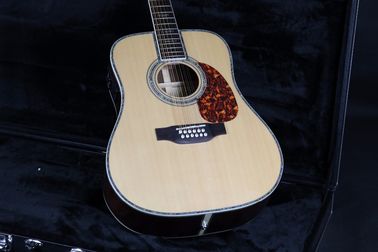 41'' D45D 12 Strings Electric Acoustic Guitar Fishman EQ Solid Spruce Top Mahogany Neck supplier