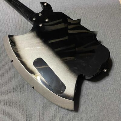 Custom 4 Strings Axe Bass Gene Simmons Electric Guitar Bass Rosewood Fretboard Black supplier