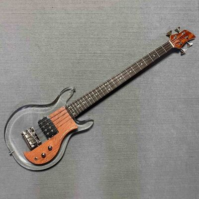 Custom Dan Armstrong 4 Strings Acrylic Electric Bass Maple Neck Rosewood Fretboard w/H supplier
