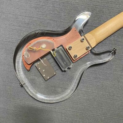 Custom Dan Armstrong 4 Strings Acrylic Electric Bass Maple Neck Rosewood Fretboard w/H supplier