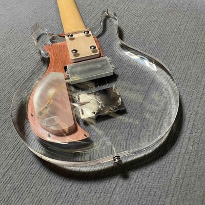 Custom Dan Armstrong 4 Strings Acrylic Electric Bass Maple Neck Rosewood Fretboard w/H supplier