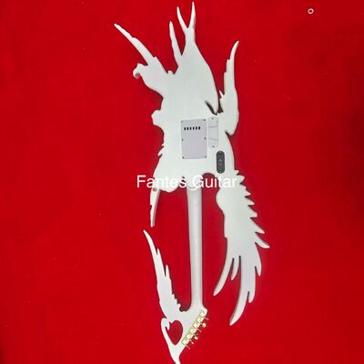 Custom Handcarved Angel Electric Guitar in White with LED Light, ONLY ONE IN STOCK supplier