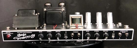 Black Panel Bassman 2-Channel 50-Watt Guitar Amp Head 1964 6L6*2, 12AX7*4 Tubes supplier