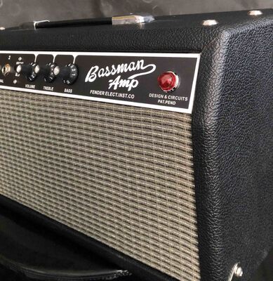 Black Panel Bassman 2-Channel 50-Watt Guitar Amp Head 1964 6L6*2, 12AX7*4 Tubes supplier
