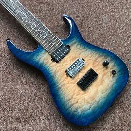 New Style.custom handwork 6 Strings blue Electric Guitar.Rosewood fingerboard guitarra.support customization gitaar supplier