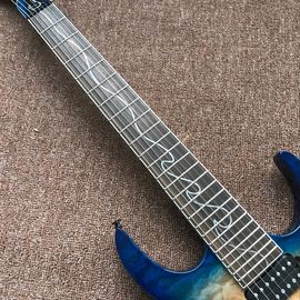 New Style.custom handwork 6 Strings blue Electric Guitar.Rosewood fingerboard guitarra.support customization gitaar supplier