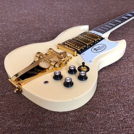 New style,China Custom SG Jazz electric guitar,Rosewood fingerboard,3 pickups,Gold hardware gitaar,vibrato system supplier