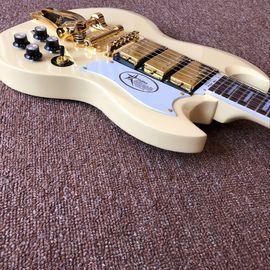 New style,China Custom SG Jazz electric guitar,Rosewood fingerboard,3 pickups,Gold hardware gitaar,vibrato system supplier