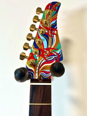 Custom Handpainted Electric Guitar Accept Guitar and Bass with OEM supplier
