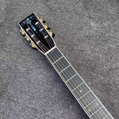 AAAAA solid spruce top OM body SOLID ROSEWOOD back side acoustic guitar bone nut supplier