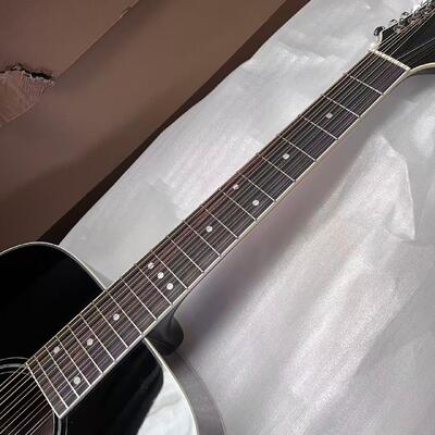 AAAAA 43 inch solid spruce top sj200 jumbo body maple back side acoustic guitar bone nut in cherry sunburst supplier