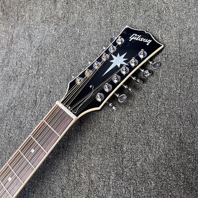 AAAAA 43 inch solid spruce top sj200 jumbo body maple back side acoustic guitar bone nut in cherry sunburst supplier