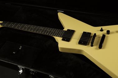Top Quality ESPS Explorer Electric Guitar Cream Color Fingerboard Inlay Black Hardware EMG Pickups supplier