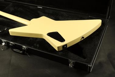 Top Quality ESPS Explorer Electric Guitar Cream Color Fingerboard Inlay Black Hardware EMG Pickups supplier