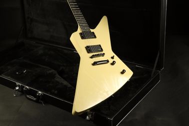 Top Quality ESPS Explorer Electric Guitar Cream Color Fingerboard Inlay Black Hardware EMG Pickups supplier