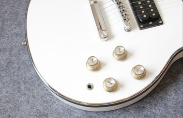 White Glossy Finish YMH SG Electric Guitars China Chrome Hardware supplier