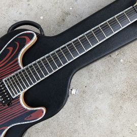 2019 Maple Top 7 Strings Electric Guitar,Abalone binding,Ebony fingerboard Neck through body Electric Guitar supplier