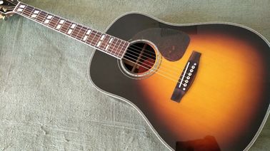 Guitar Factory Customization Acoustic Guitar Vintage Top AAA Sitka Solid Spruce Body Guitar with Fishman pickups supplier