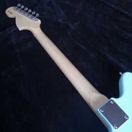 High quality custom alder body mahogany neck alder back side jaguar electric guitar supplier