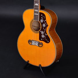 J200 customized 42 Inch Jumbo size solid wood acoustic guitar with AA Solid sitka spruce top rosewood fingerboard supplier