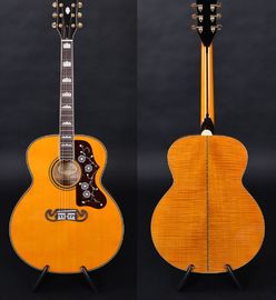 J200 customized 42 Inch Jumbo size solid wood acoustic guitar with AA Solid sitka spruce top rosewood fingerboard supplier