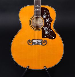 J200 customized 42 Inch Jumbo size solid wood acoustic guitar with AA Solid sitka spruce top rosewood fingerboard supplier