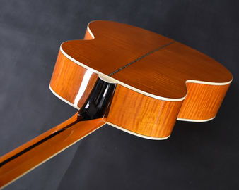 J200 customized 42 Inch Jumbo size solid wood acoustic guitar with AA Solid sitka spruce top rosewood fingerboard supplier