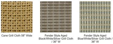 Cabinet Grill Cloth Tan/Brown Wheat with Black Accent tan grill cloth fabric DIY repair speaker supplier