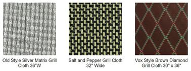 Cabinet Grill Cloth Tan/Brown Wheat with Black Accent tan grill cloth fabric DIY repair speaker supplier