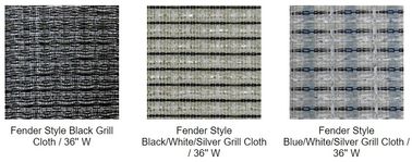 Cabinet Grill Cloth Tan/Brown Wheat with Black Accent tan grill cloth fabric DIY repair speaker supplier