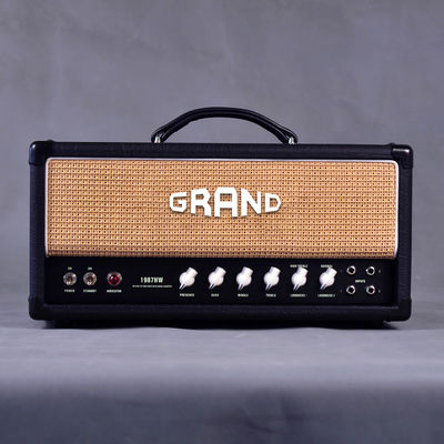 1987 Grand Style Hand Wired All Tube Guitar Amplifier Head 50W in Black or Brown supplier