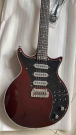 BM01 Brian May wine Red Guitar Black Pickguard 3 pickups Tremolo Bridge 24 Frets custom made Electric Guitars supplier