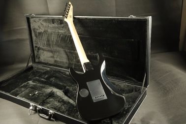 Hot popular skull inlay skull snake body top quality floydrose tremolo Electric guitar Guitarra black hardware electric supplier