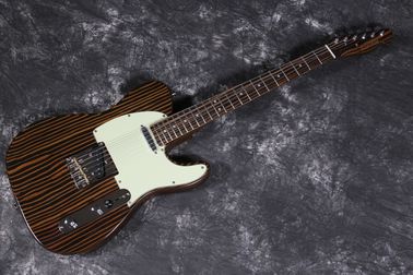 natural finishing Zebrawood body zebrawood neck Tele Electric guitar Guitarra All color Available supplier