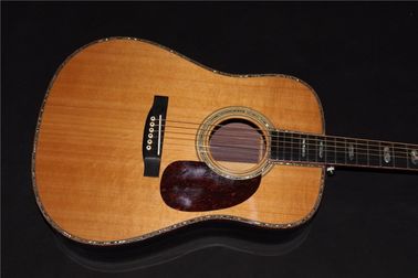 Custom guitar factory Top Quality ALL Solid Spruce Top AAAA Rosewood Back &amp; Sides Acoustic D45 guitar supplier