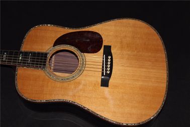 Custom guitar factory Top Quality ALL Solid Spruce Top AAAA Rosewood Back &amp; Sides Acoustic D45 guitar supplier