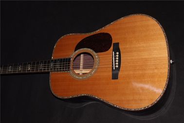 Custom guitar factory Top Quality ALL Solid Spruce Top AAAA Rosewood Back &amp; Sides Acoustic D45 guitar supplier