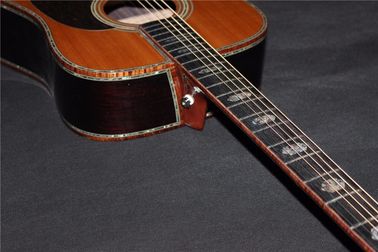 Custom guitar factory Top Quality ALL Solid Spruce Top AAAA Rosewood Back &amp; Sides Acoustic D45 guitar supplier