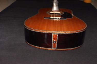 Custom guitar factory Top Quality ALL Solid Spruce Top AAAA Rosewood Back &amp; Sides Acoustic D45 guitar supplier