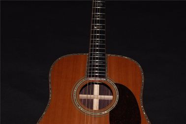 Custom guitar factory Top Quality ALL Solid Spruce Top AAAA Rosewood Back &amp; Sides Acoustic D45 guitar supplier