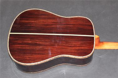 Custom guitar factory Top Quality ALL Solid Spruce Top AAAA Rosewood Back &amp; Sides Acoustic D45 guitar supplier