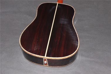 Custom guitar factory Top Quality ALL Solid Spruce Top AAAA Rosewood Back &amp; Sides Acoustic D45 guitar supplier