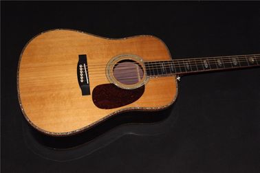 Custom guitar factory Top Quality ALL Solid Spruce Top AAAA Rosewood Back &amp; Sides Acoustic D45 guitar supplier