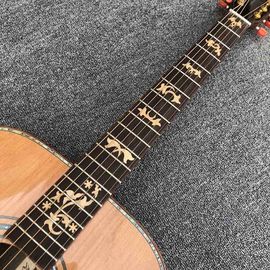 Acoustic Guitar,Solid Korean pine top,OEM Ebony fingerboard 41 inch 00045 Acoustic Guitar supplier