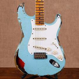 Electric guitar,handmade 6 stings telecast guitar st electric Guitar relics style supplier