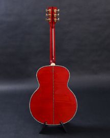 Customized acoustic guitar, 43 inch Jumbo guitar, Quilt Vine Viper red, Guitarra acustica supplier