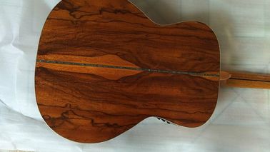 AAA quality new custom guitars OM body african sanders wood solid acoustic electric guitar supplier