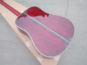 AAAA all solid cocobolo acoustic guitar custom D body top quality OEM sunburst acoustic guitar FREE SHIPPING supplier